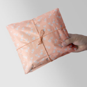 Seidenpapier Orange Herzen 50x70 cm