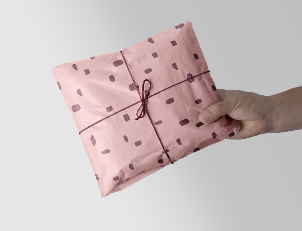 Seidenpapier Rosa Punkte 50x70 cm