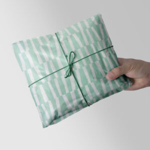 Seidenpapier Grüne Linien 50x70 cm