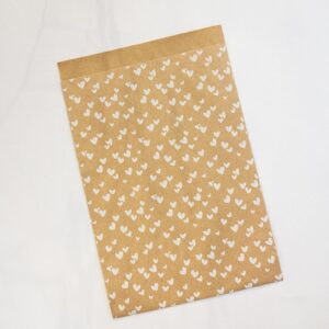 Papiertüten Kraft Herzen 17x25 cm