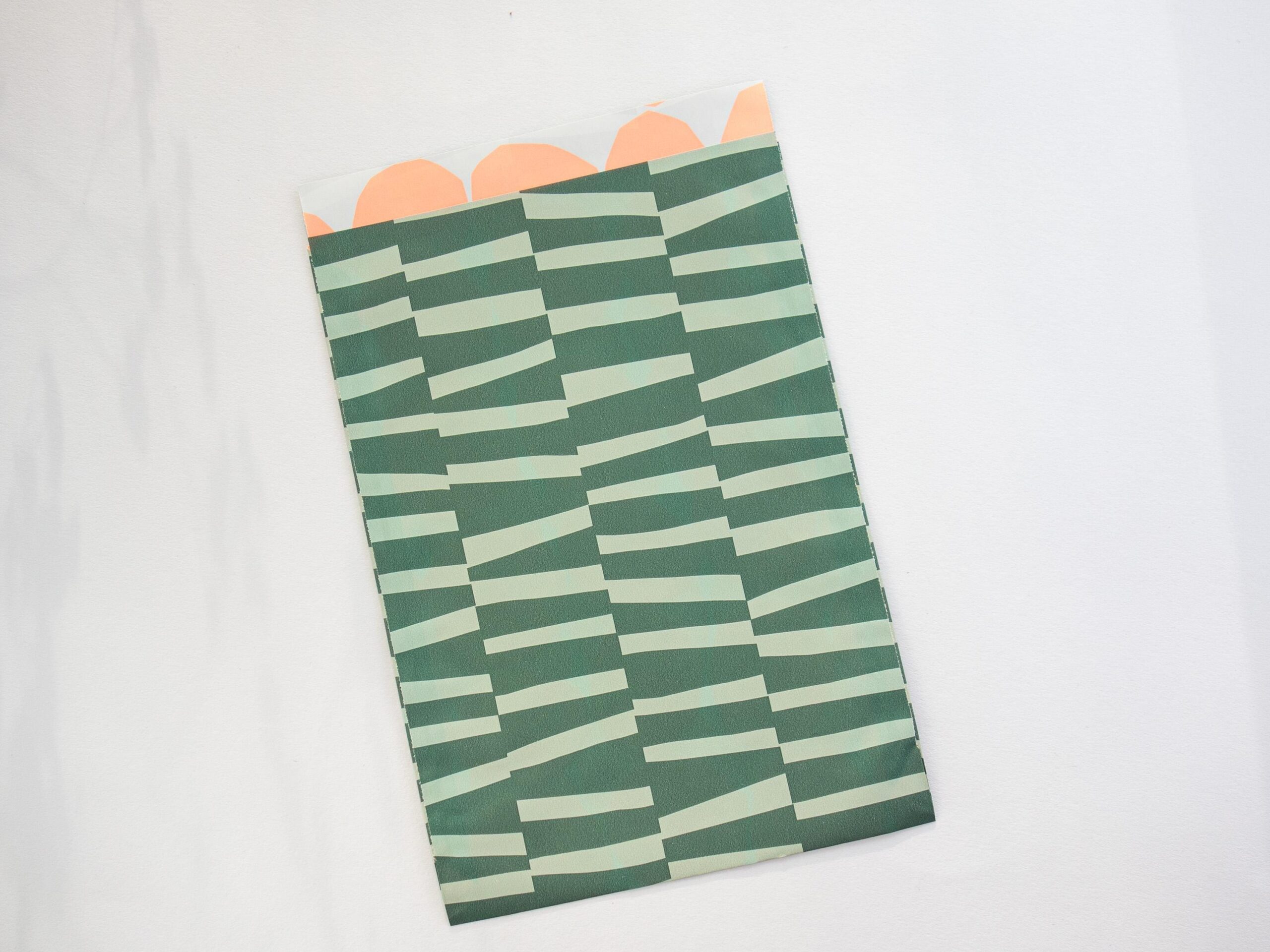 Papiertüten Grüne Striche 12x19 cm – Bild 2