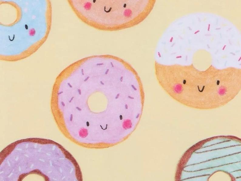 Seidenpapier Donuts 4 Blatt 50x75 cm – Bild 3