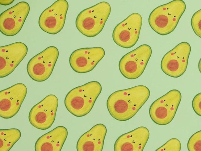 Seidenpapier Avocado 4 Blatt 50x75 cm – Bild 2