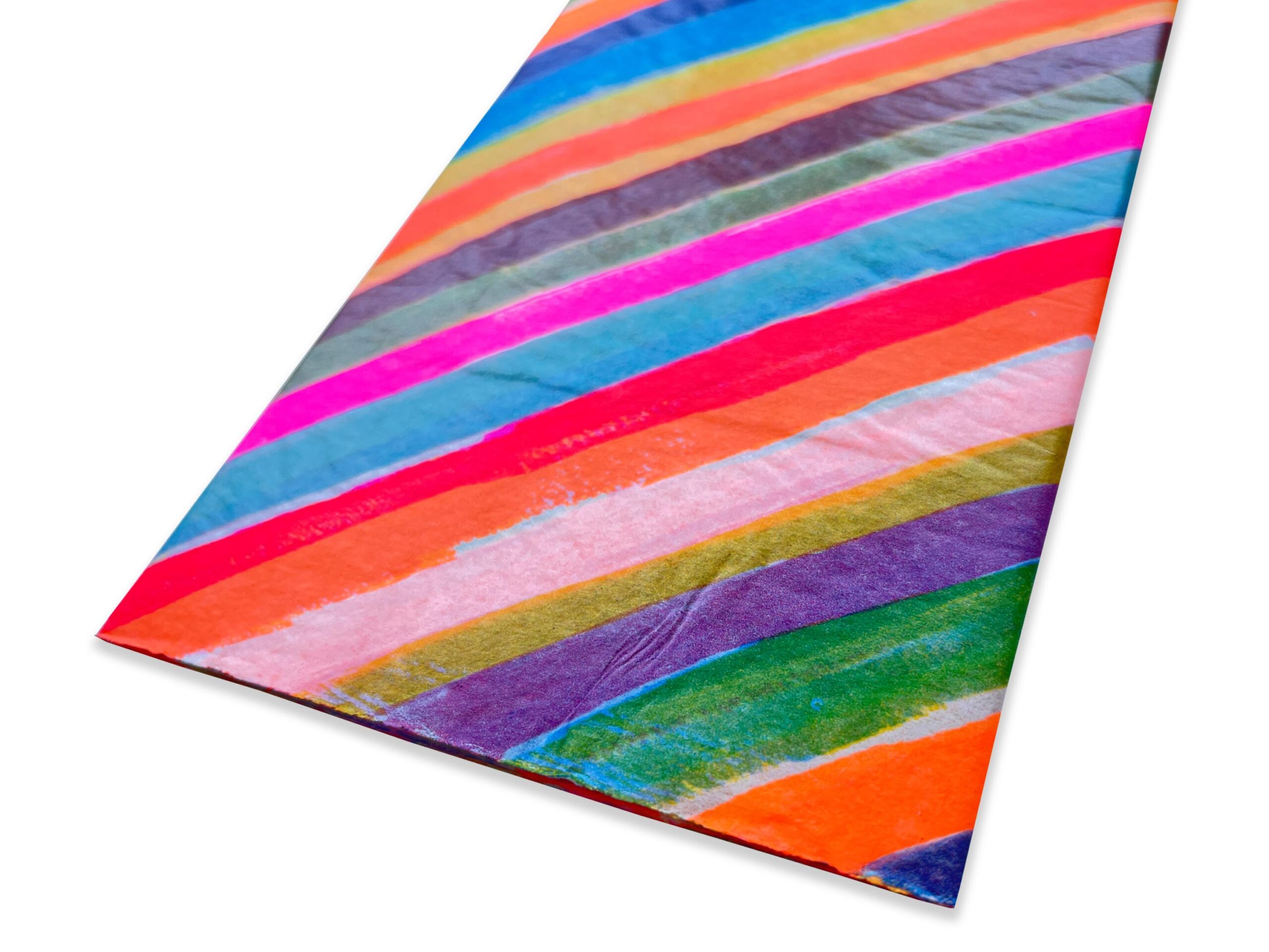 Seidenpapier Bunte Linien 4 Blatt 50x75 cm – Bild 2