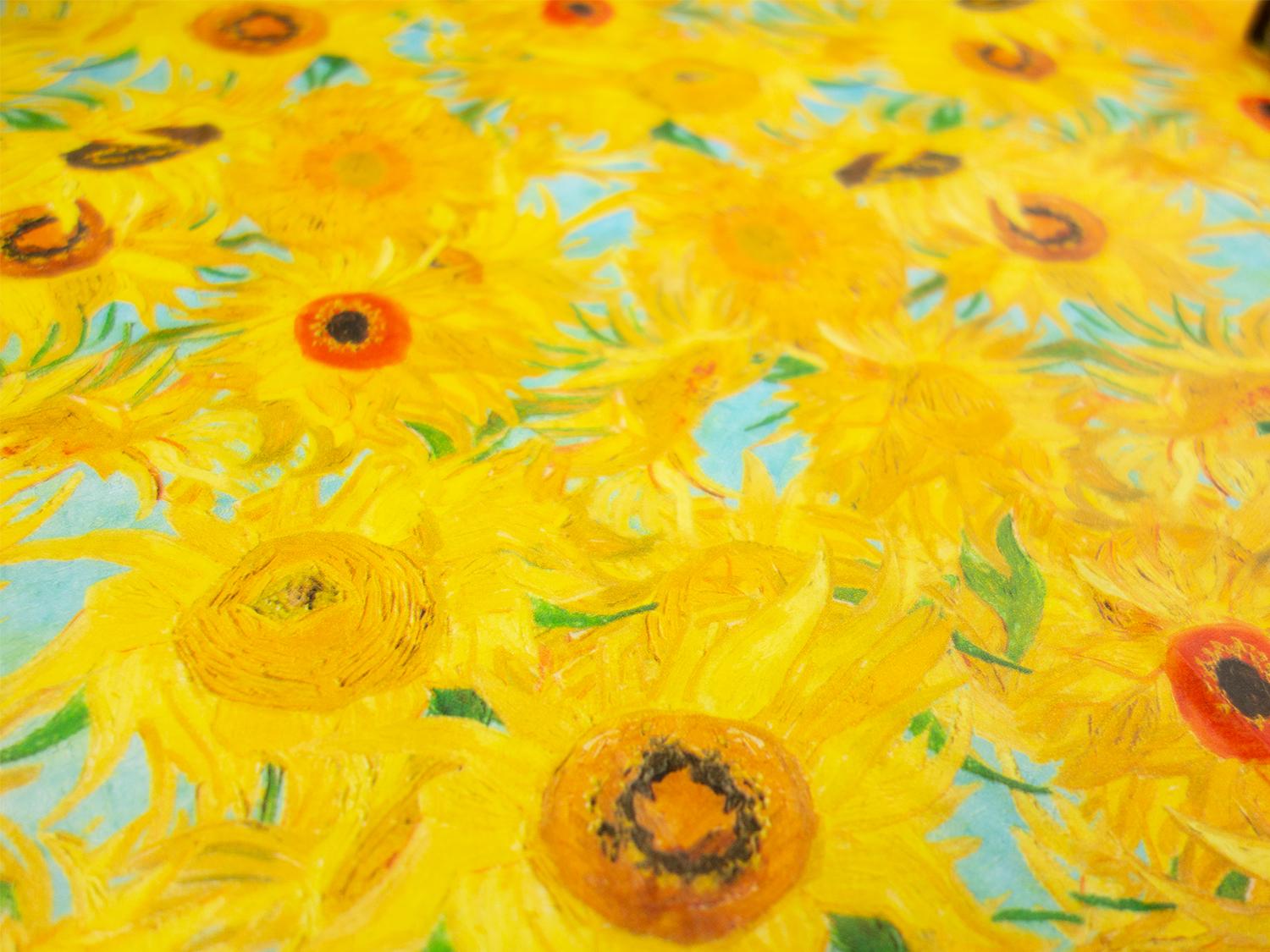 Seidenpapier Sonnenblumen 4 Blatt 50x70 cm – Bild 4