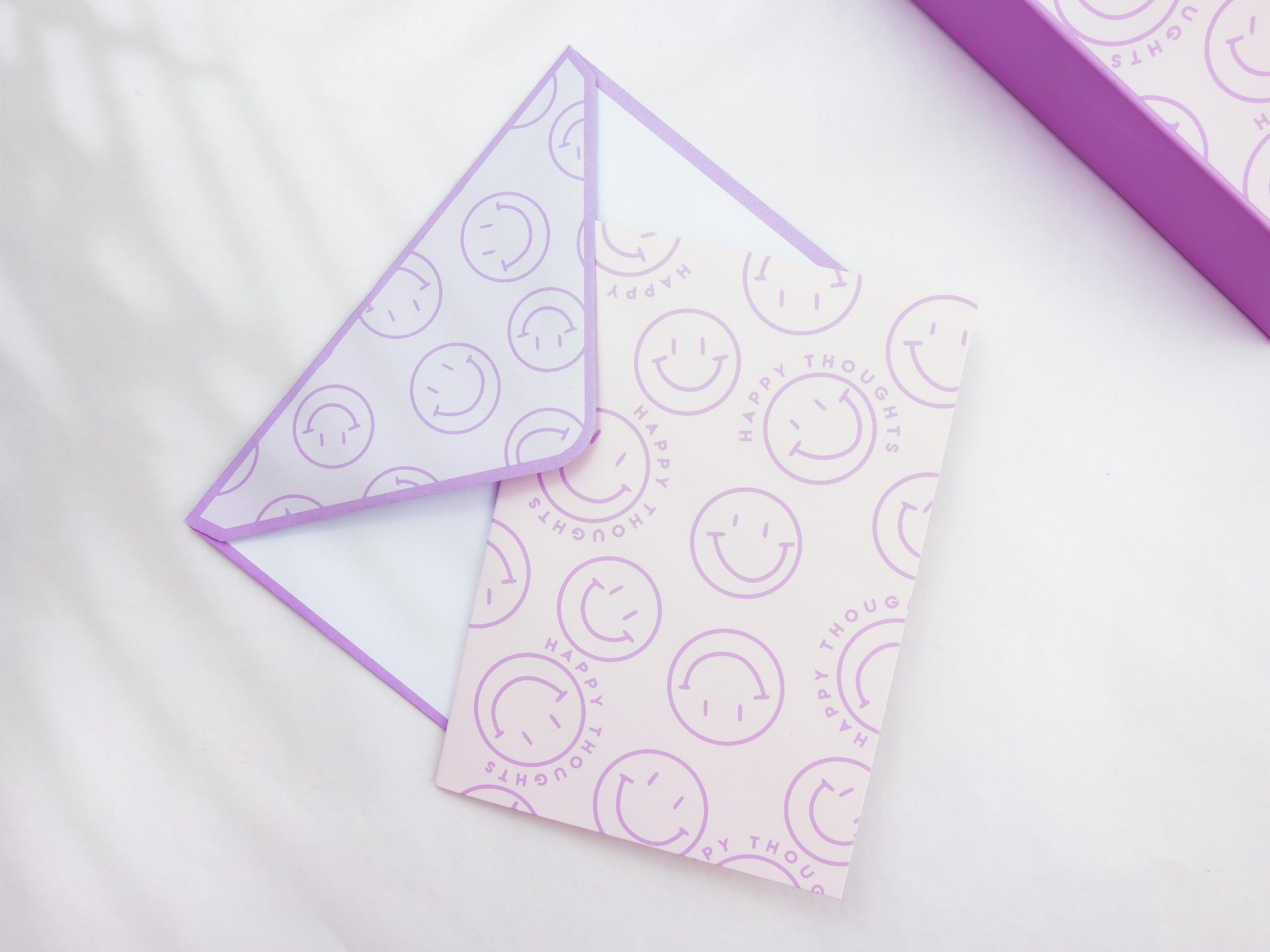 Grußkarten Set „Smiley“ mit Umschlag – Bild 2