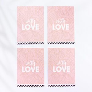 Grußkarten "With Love"