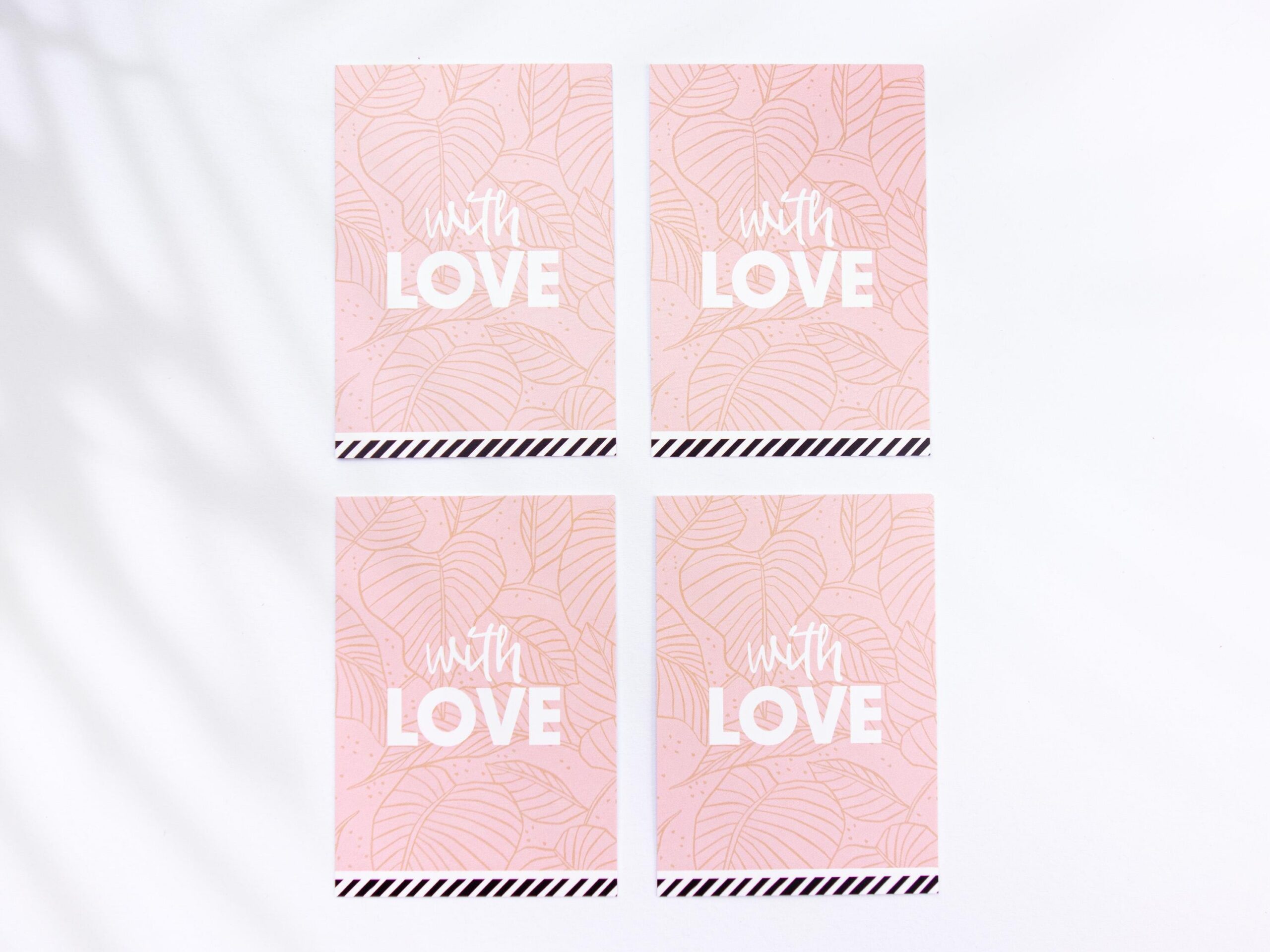 Grußkarten "With Love"