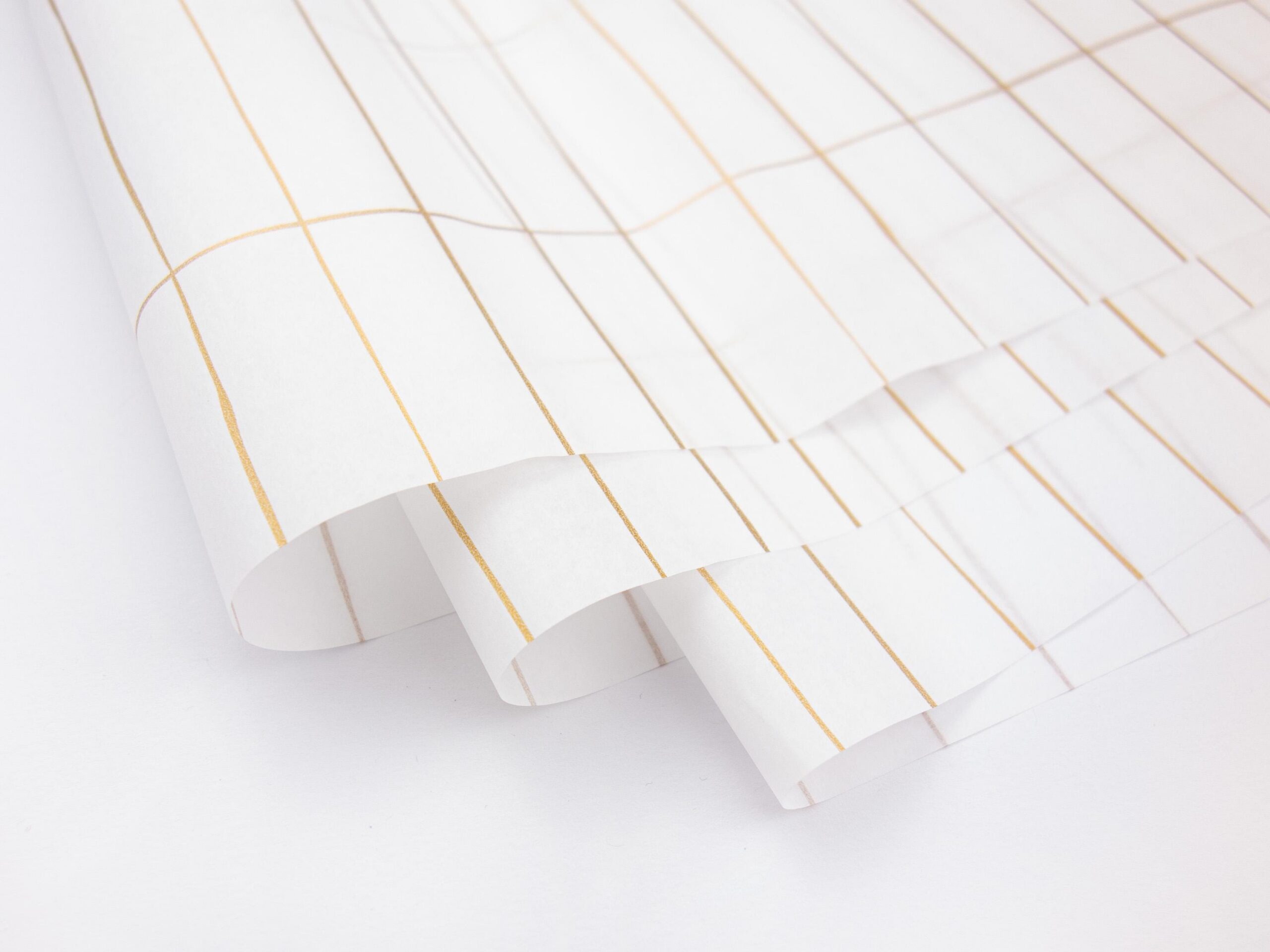 Seidenpapier Goldene Linien 50x70 cm – Bild 3
