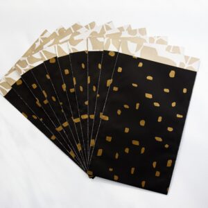 Papiertüten Black Dots 12x19 cm