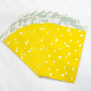 Papiertüten Gelbe Dots 12x19 cm