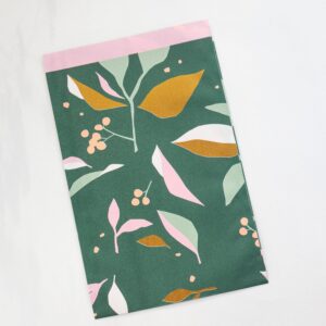 Papiertüten Grüne Blätter 17x25 cm