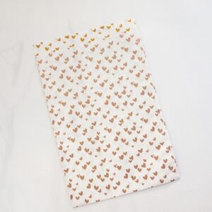 Papiertüten Roza Herzen 17x25 cm