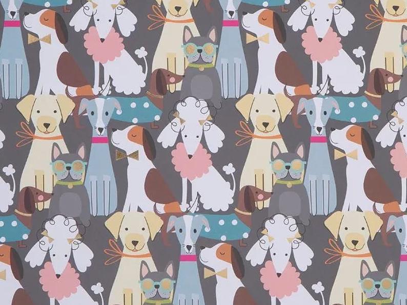 Seidenpapier Hunde 4 Blatt 50x75 cm – Bild 2