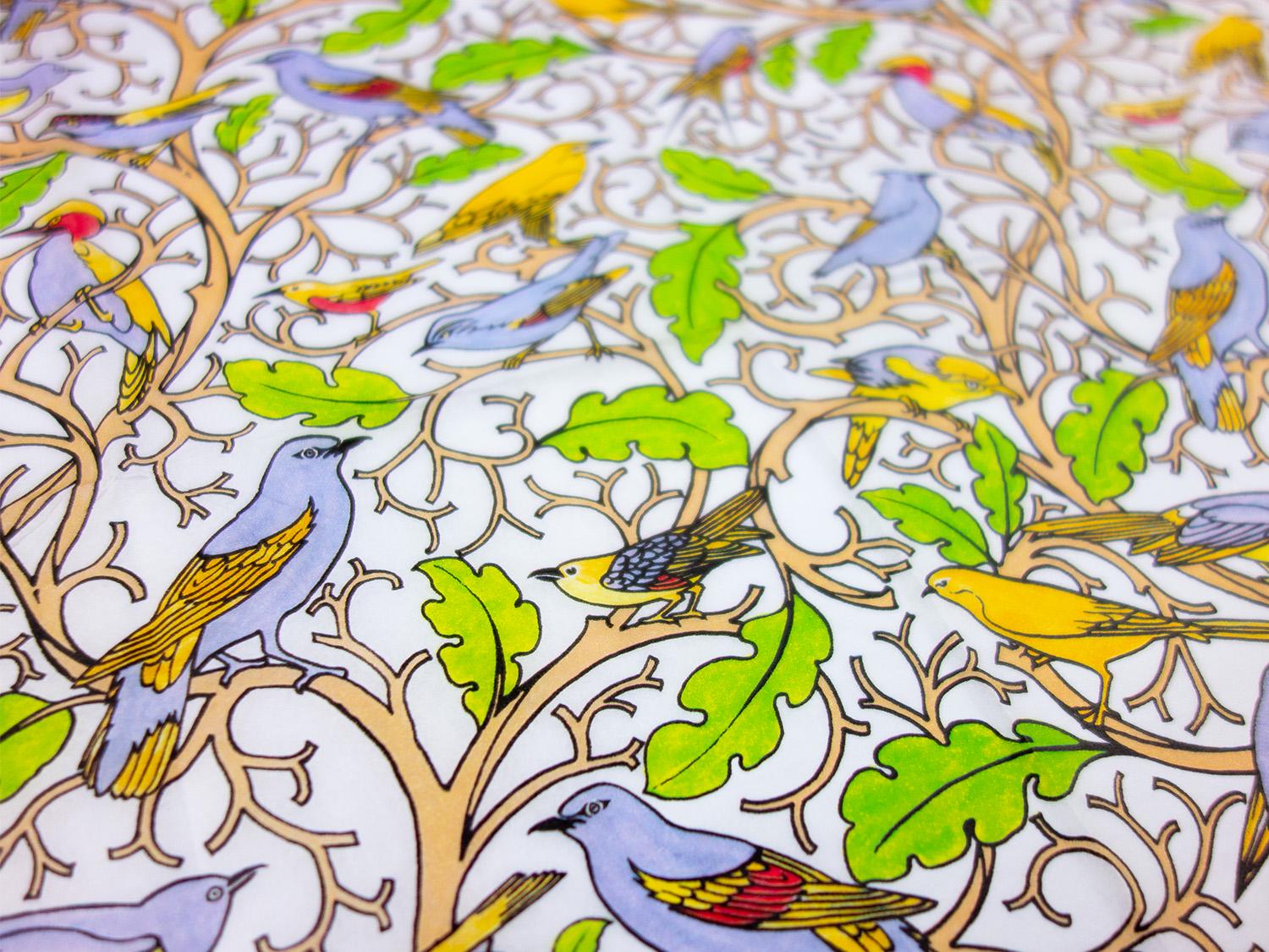 Seidenpapier Vögel 4 Blatt 50x70 cm – Bild 4