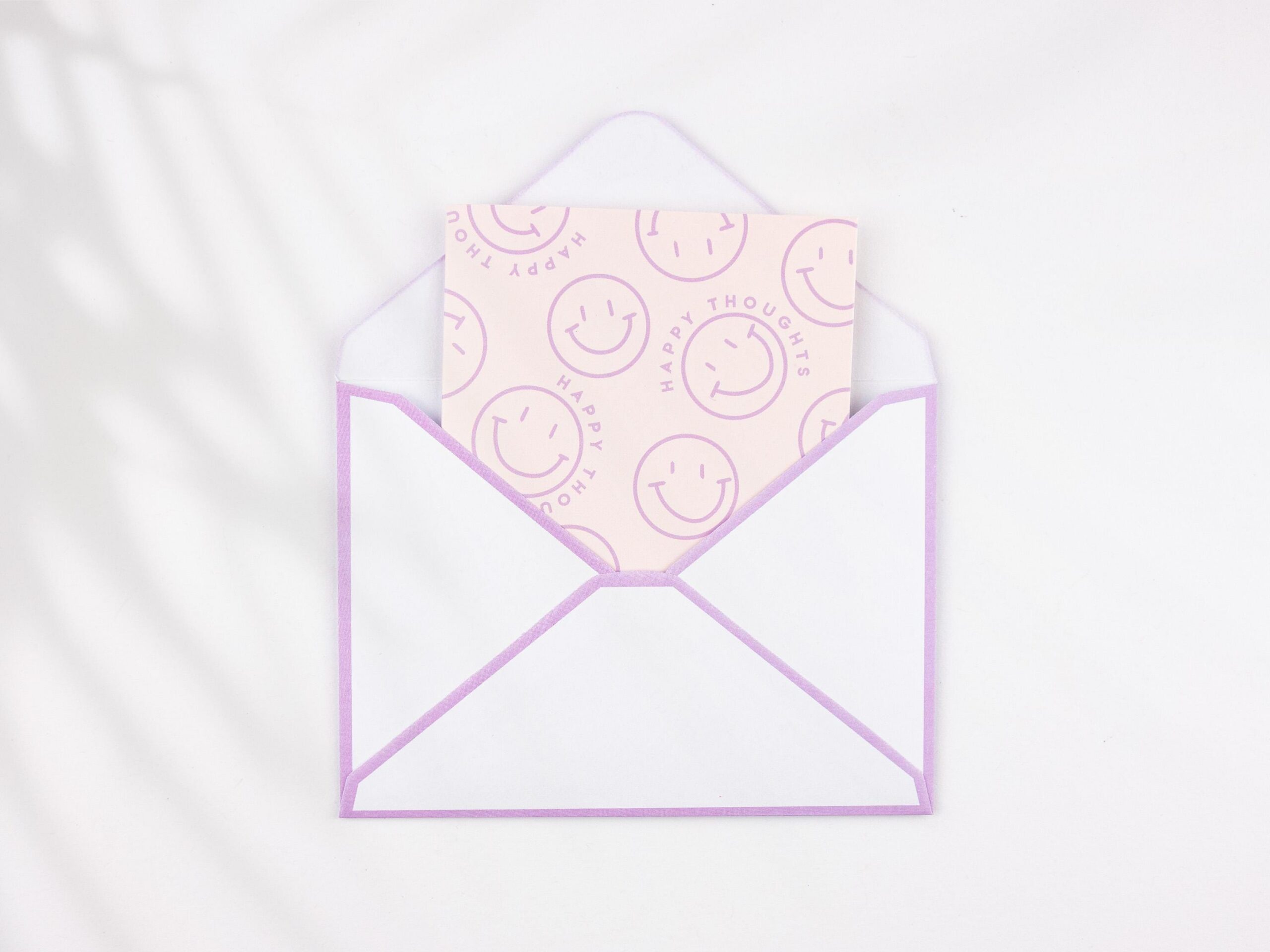 Grußkarten Set „Smiley“ mit Umschlag