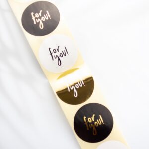 Aufkleber „For You!“