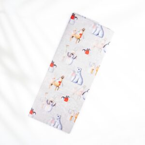 Seidenpapier mit Wintermotiven 4 Blatt 50x75 cm