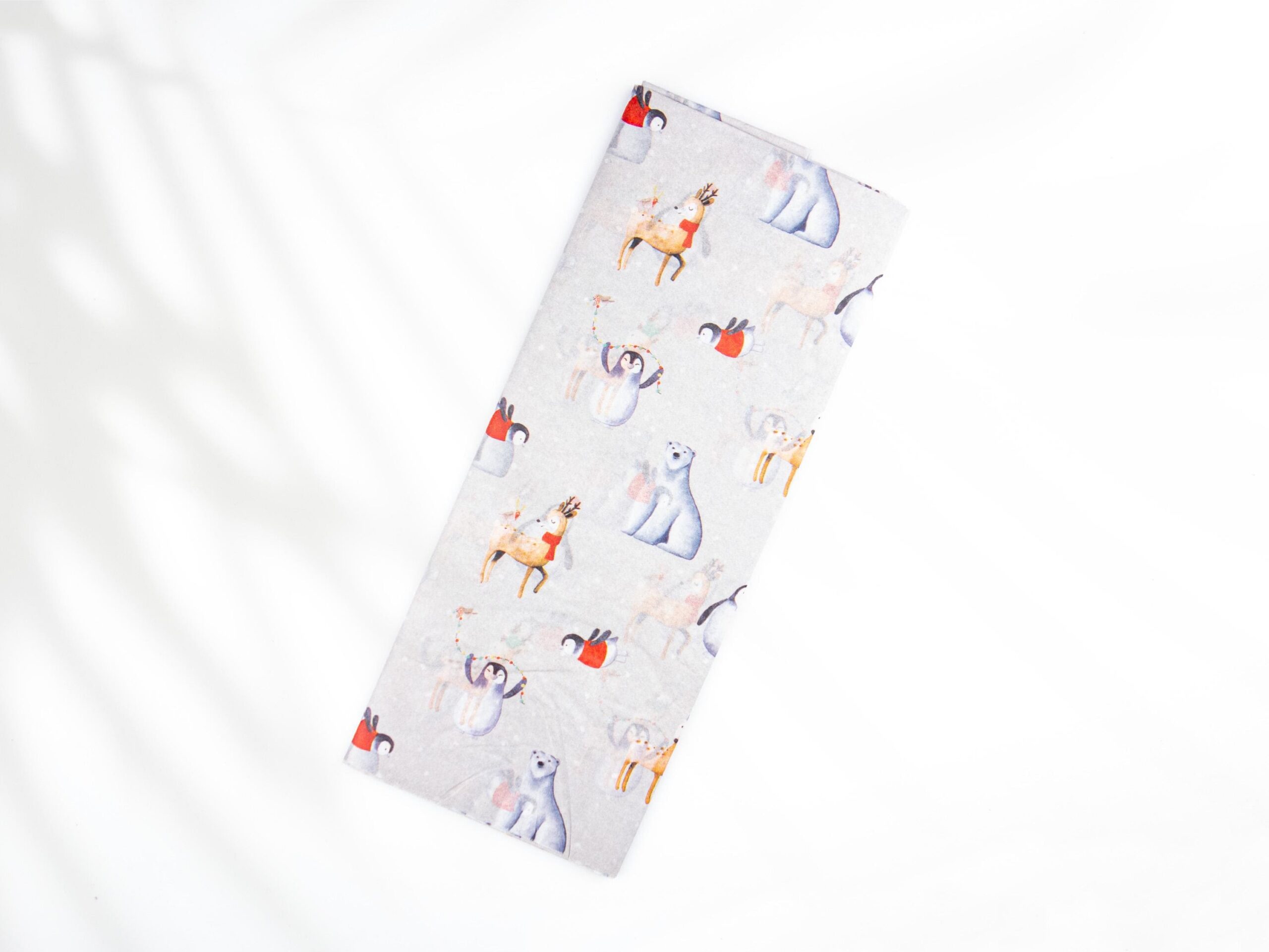 Seidenpapier mit Wintermotiven 4 Blatt 50x75 cm