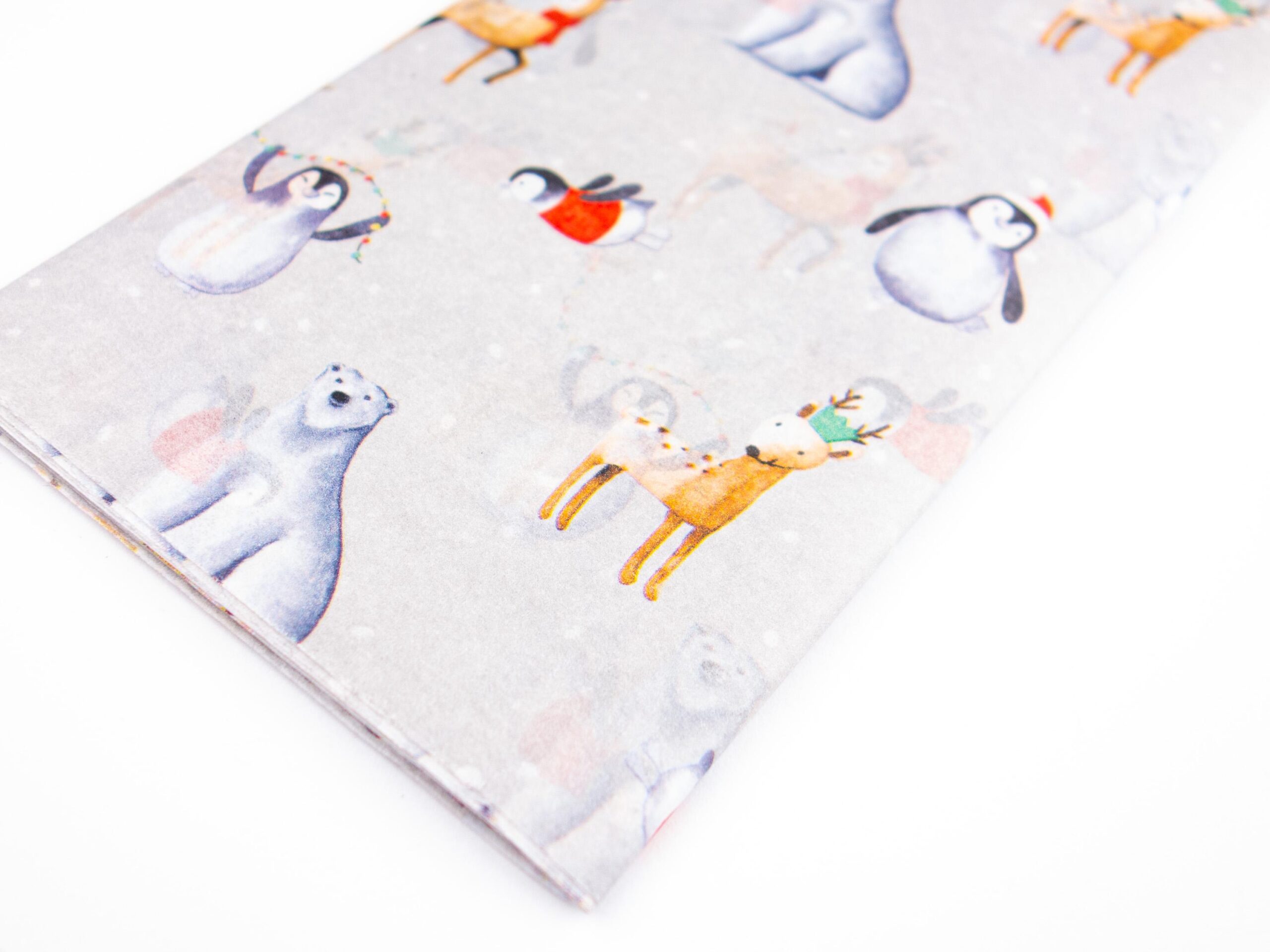 Seidenpapier mit Wintermotiven 4 Blatt 50x75 cm – Bild 4