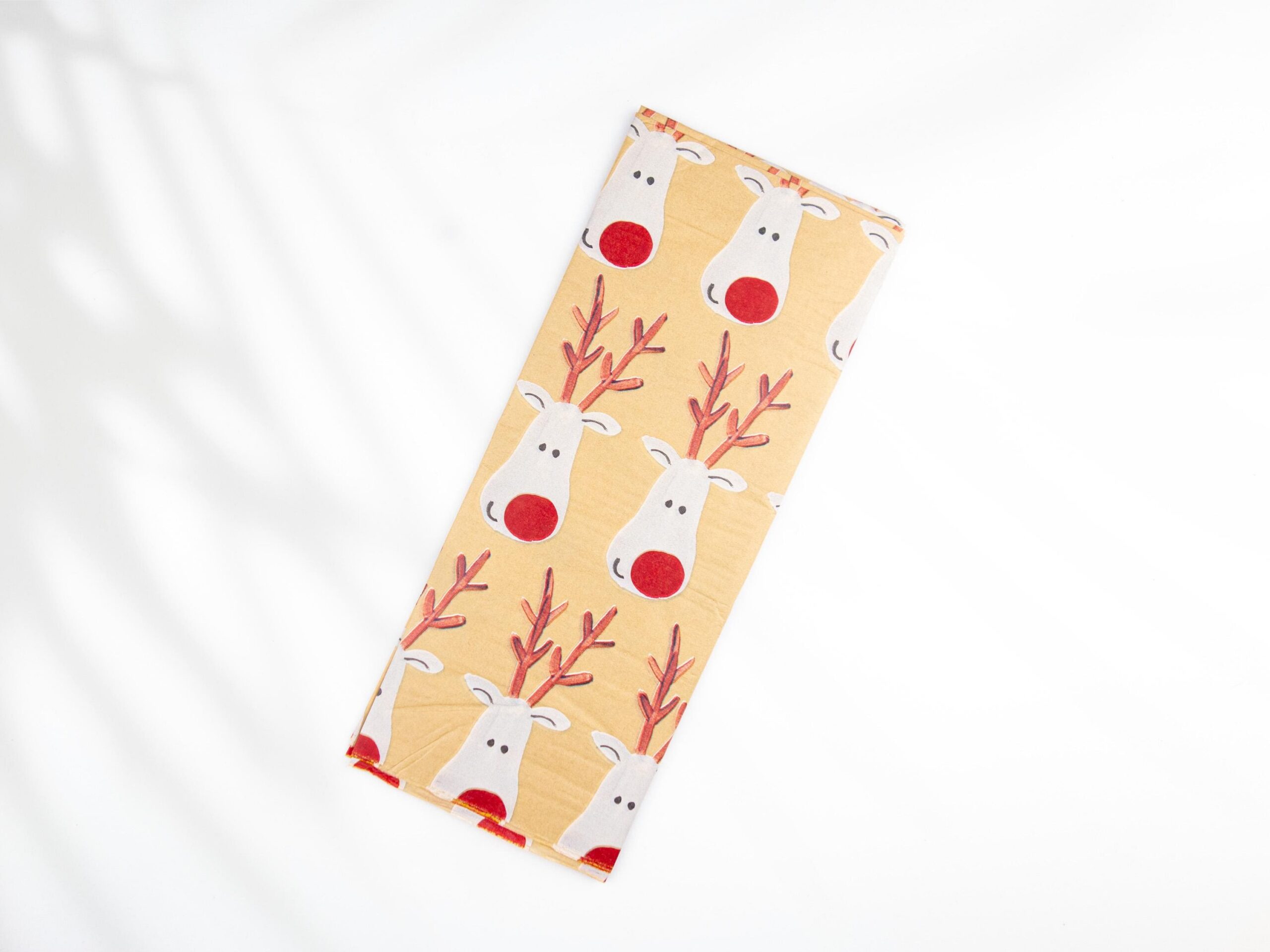 Seidenpapier Rentier Rudolph 4 Blatt 50x75 cm