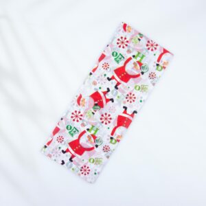 Seidenpapier Santa Claus & Schneeflocken 6 Blatt 50x75 cm