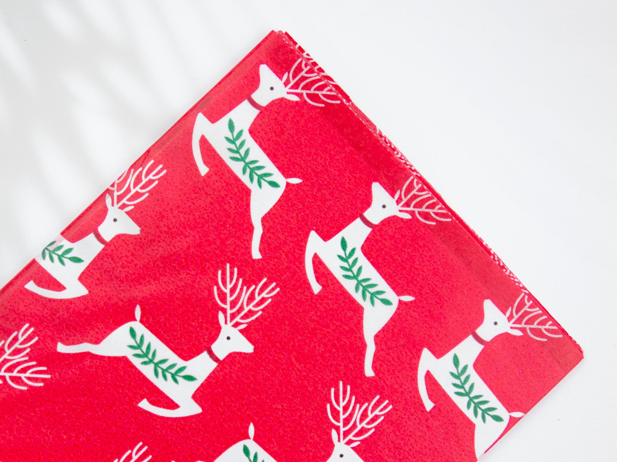 Seidenpapier Rentiere 4 Blatt 50x70 cm