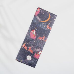 Seidenpapier Weihnachtsmann mit dem Rentierschlitten 4 Blatt 50x70 cm