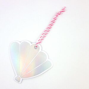 Geschenkanhänger Muschel – 6er Set inkl. Schnur