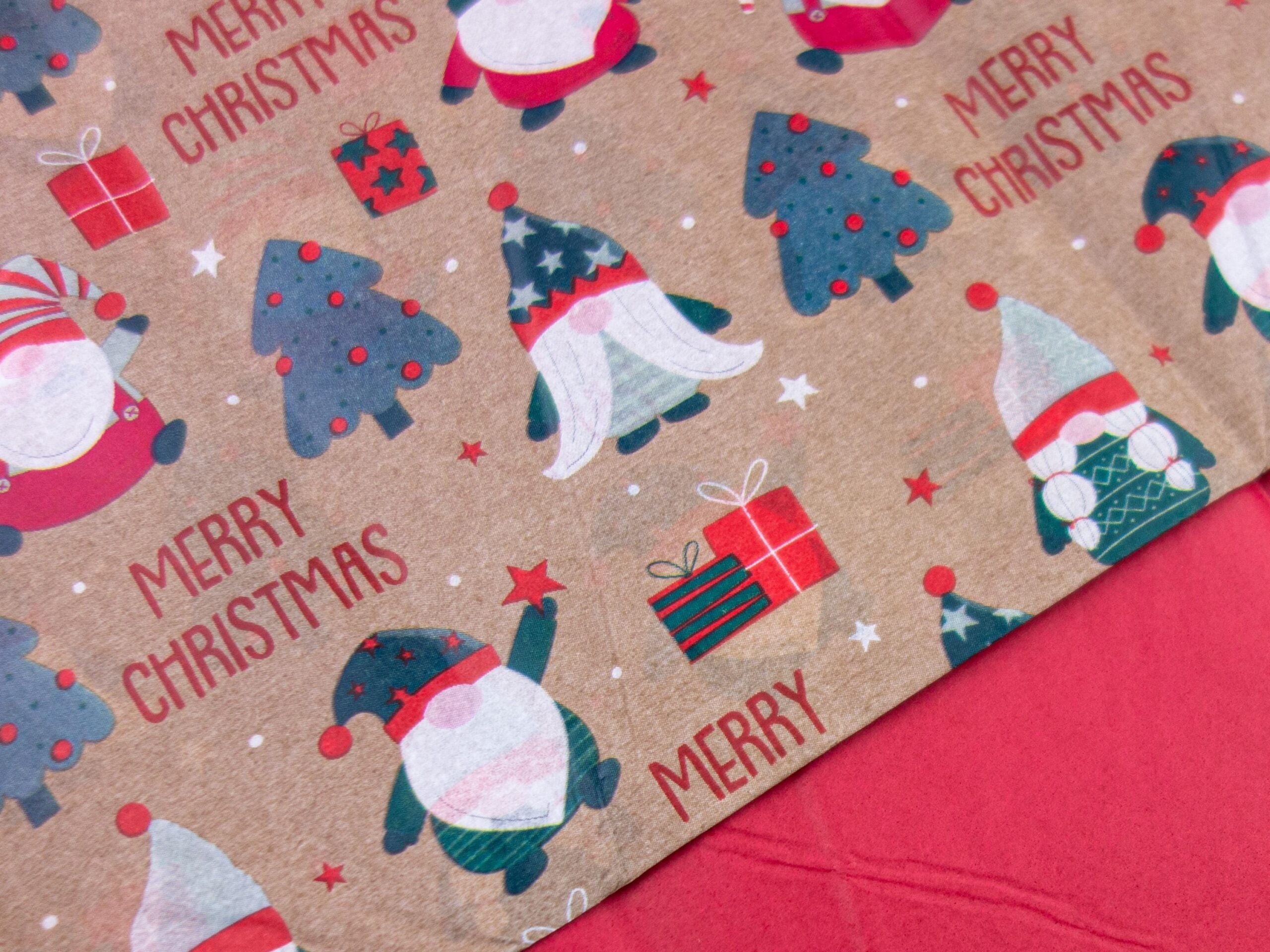 Seidenpapier Gonk Gnomes & Rot 4 Blatt 50x75 cm – Bild 5