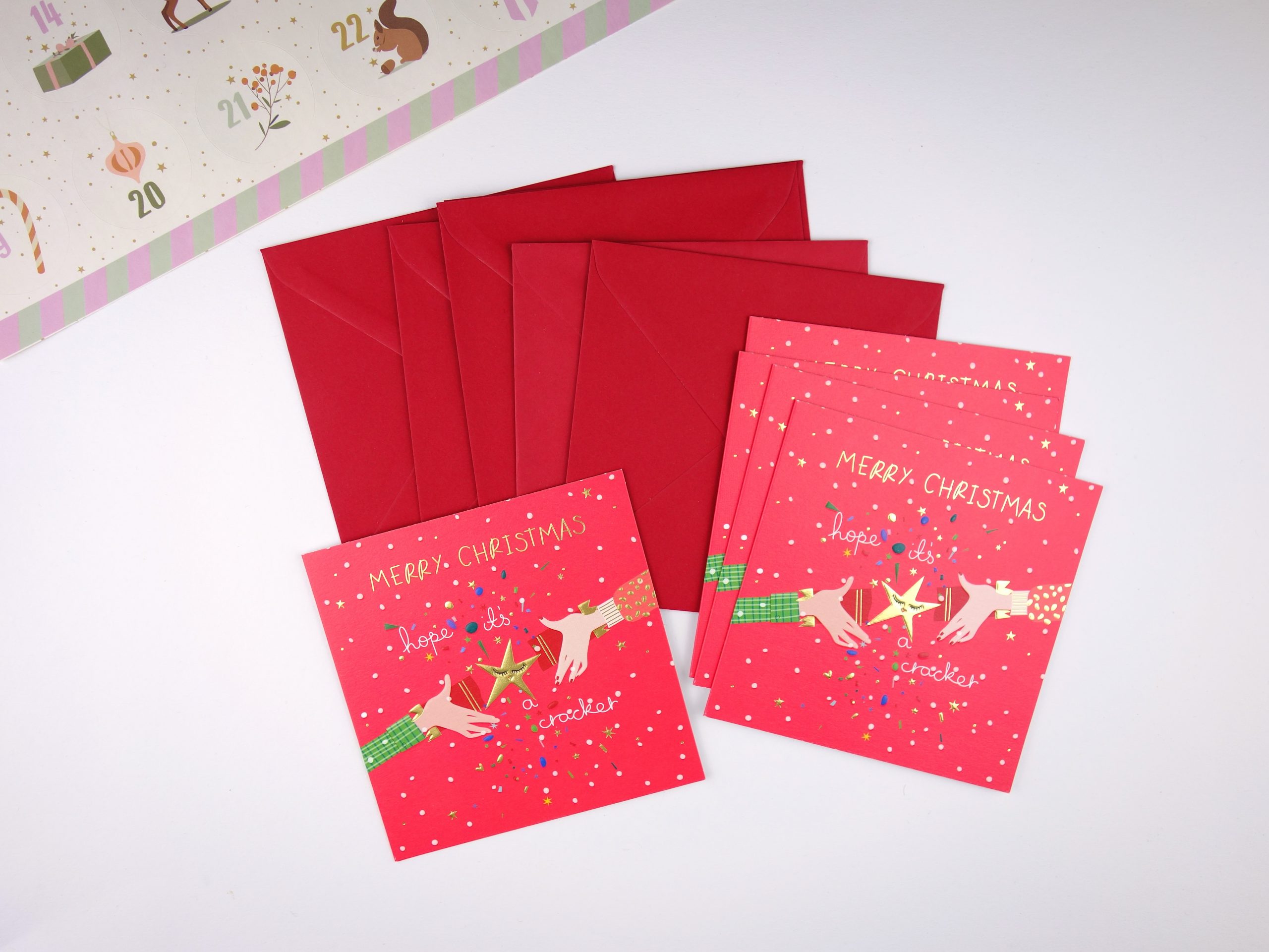 Weihnachtskarten Set „Merry Christmas“ – Bild 2