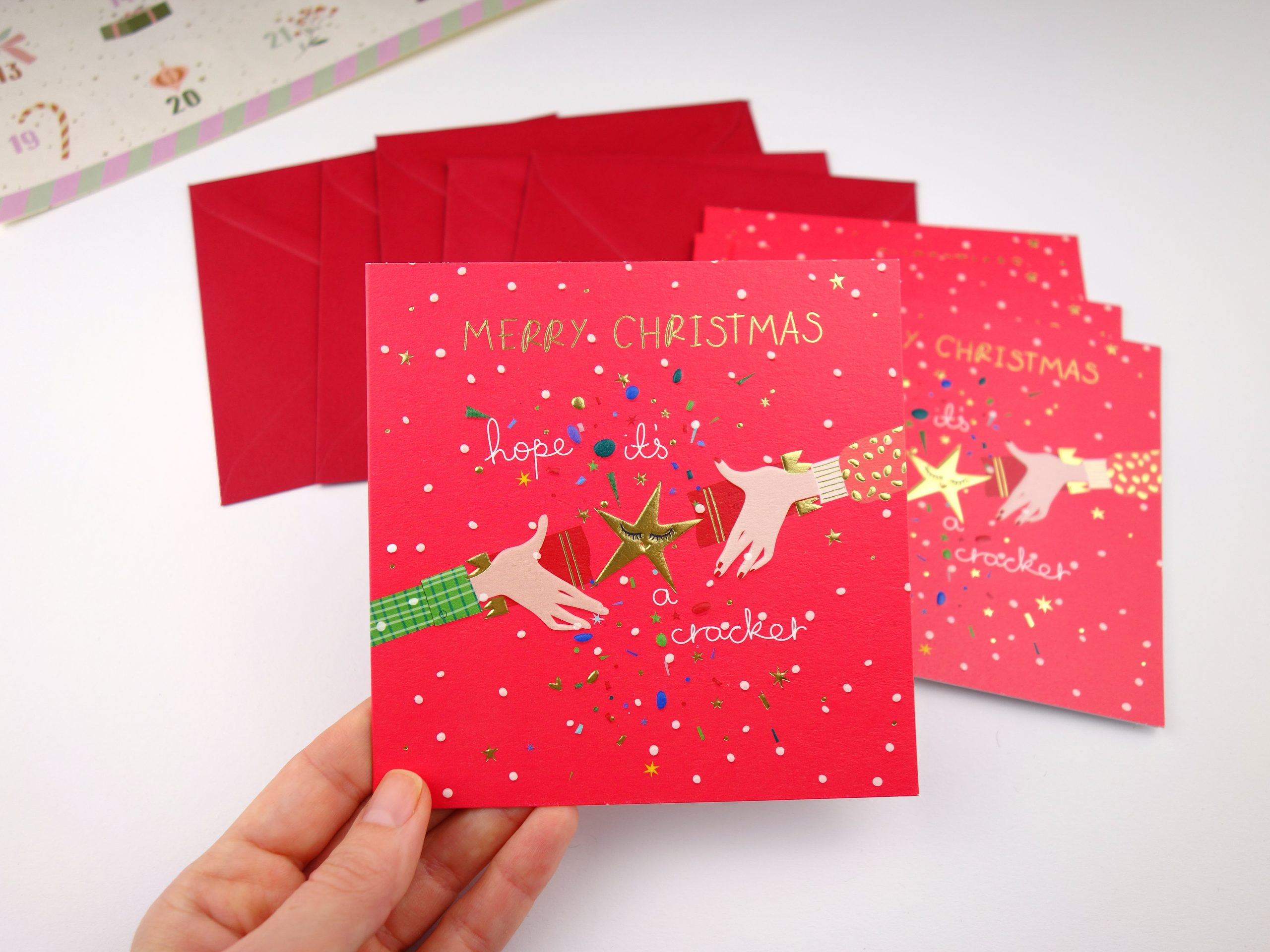 Weihnachtskarten Set „Merry Christmas“