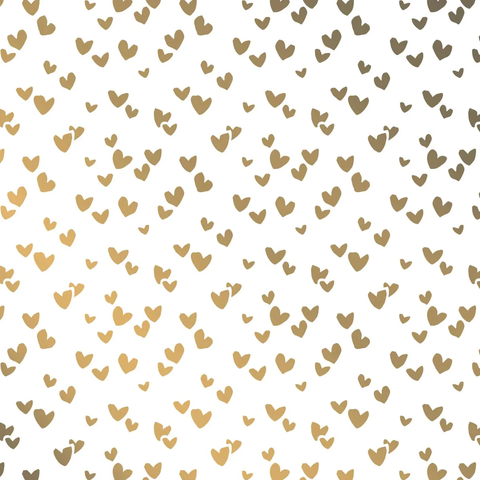 Seidenpapier Goldene Herzen 50x70 cm – Bild 2