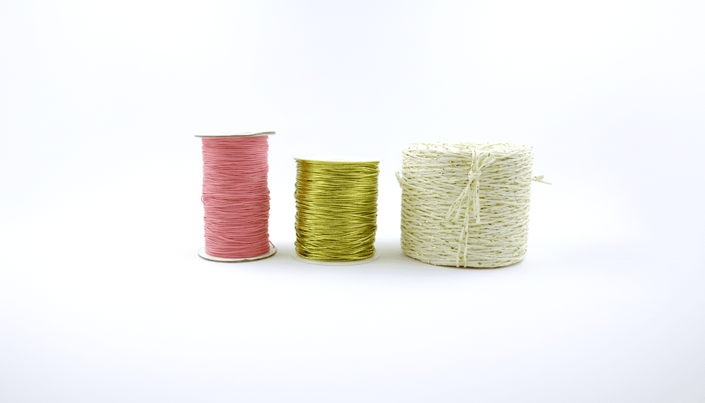 Geschenkband Elastisch (gold) – Bild 2