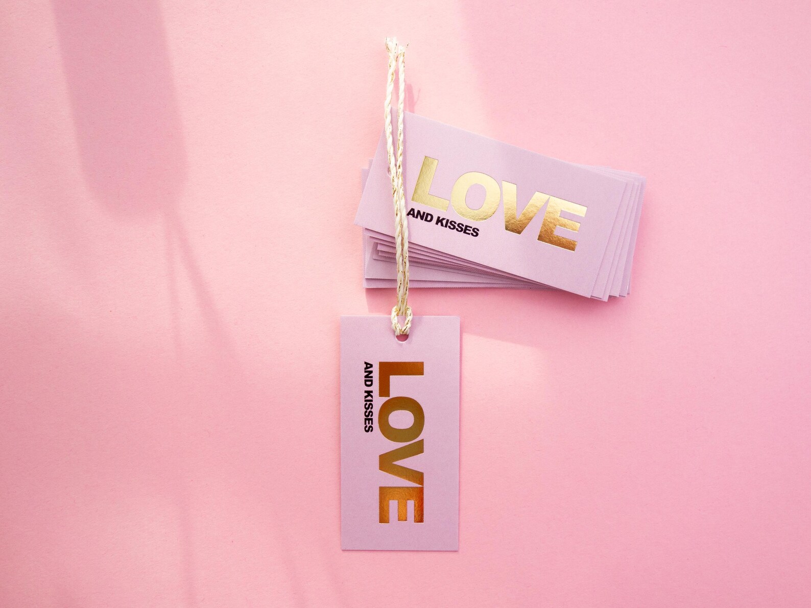 Geschenkanhänger Mix – 5er Set inkl. Schnur – Bild 3